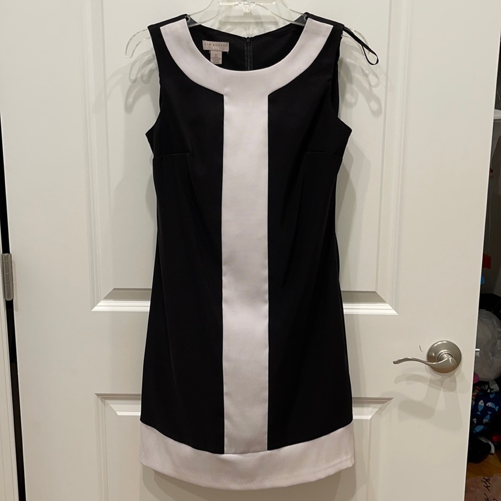 Kim Rogers 4 Petite Color Block Shift Dress